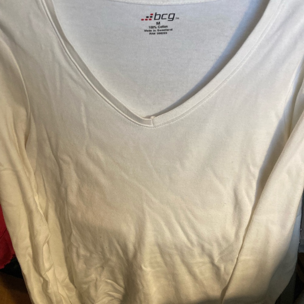 BHG 100% cotton long sleeve shirt/size medium